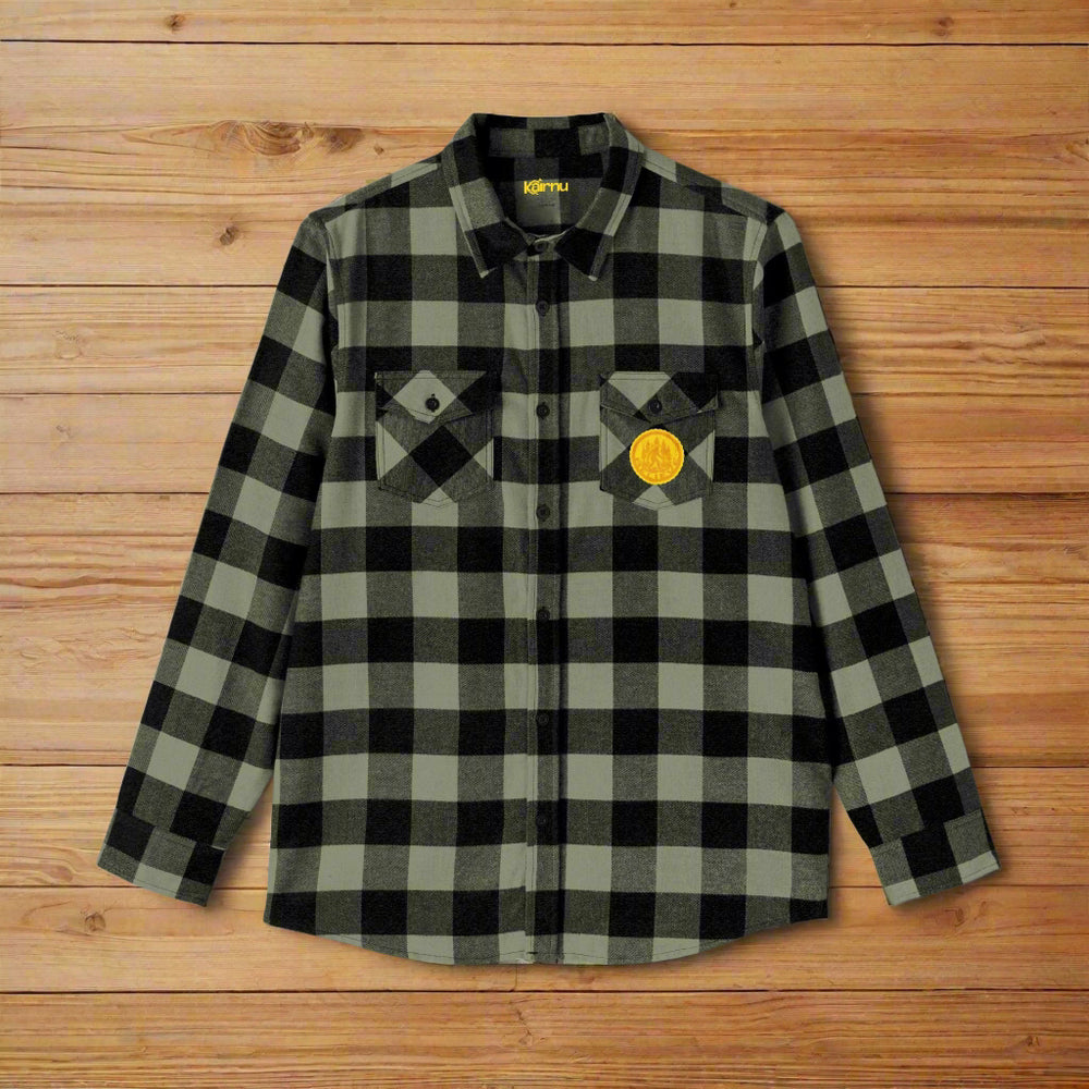 Bigfoot Flannel – Believe Emblem Shirt