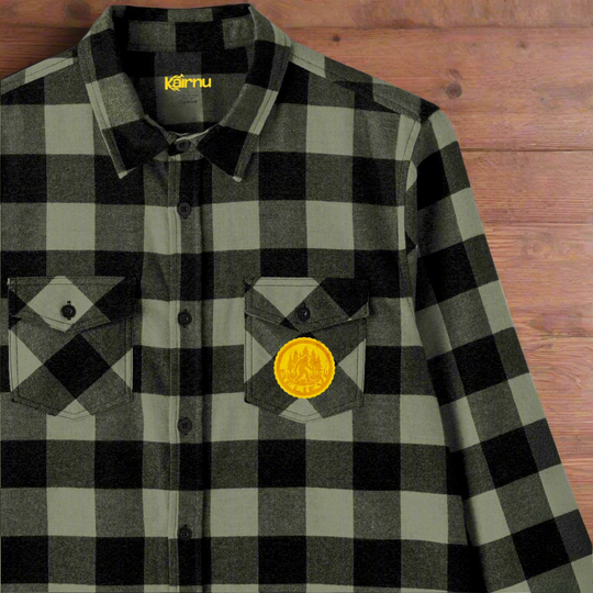 Bigfoot Flannel – Believe Emblem Shirt
