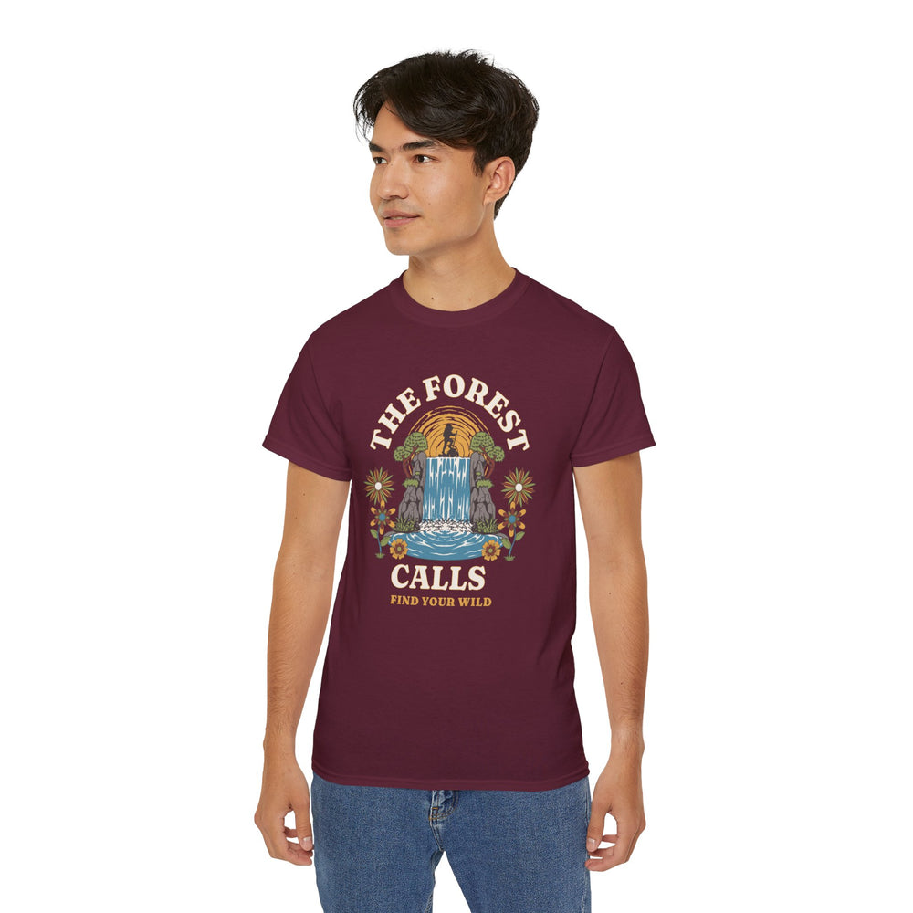 "The Forest Calls" Ultra Cotton Tee - Find Your Wild