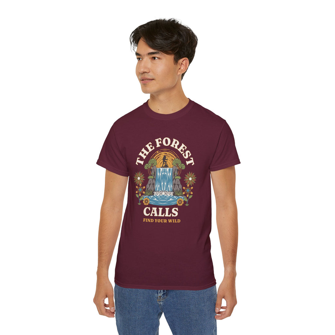"The Forest Calls" Ultra Cotton Tee - Find Your Wild
