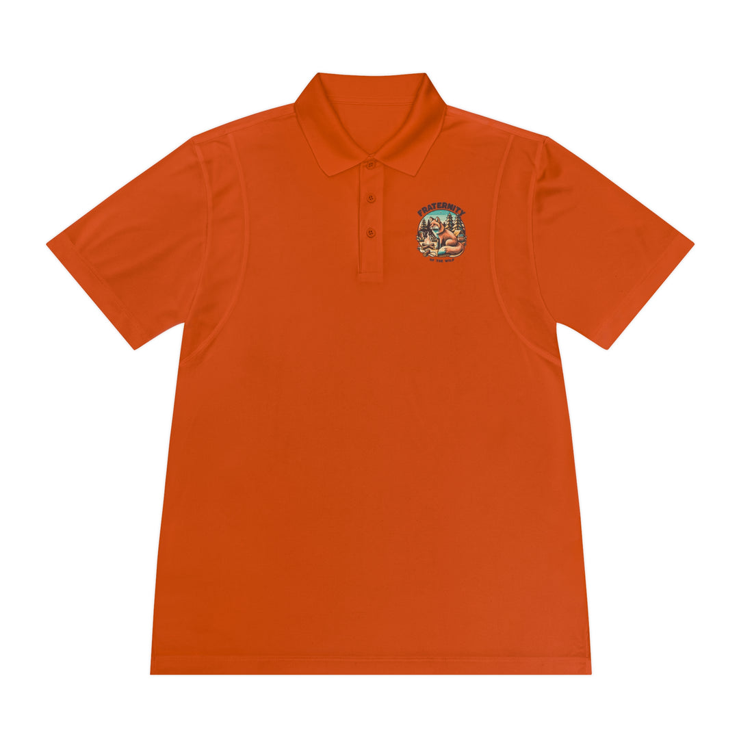 Fraternity of the Wild Polo – Fox Campground Design (Men’s Sport Shirt)
