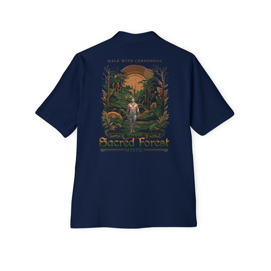 Cernunnos Sacred Forest Piqué Polo – Classic Cotton