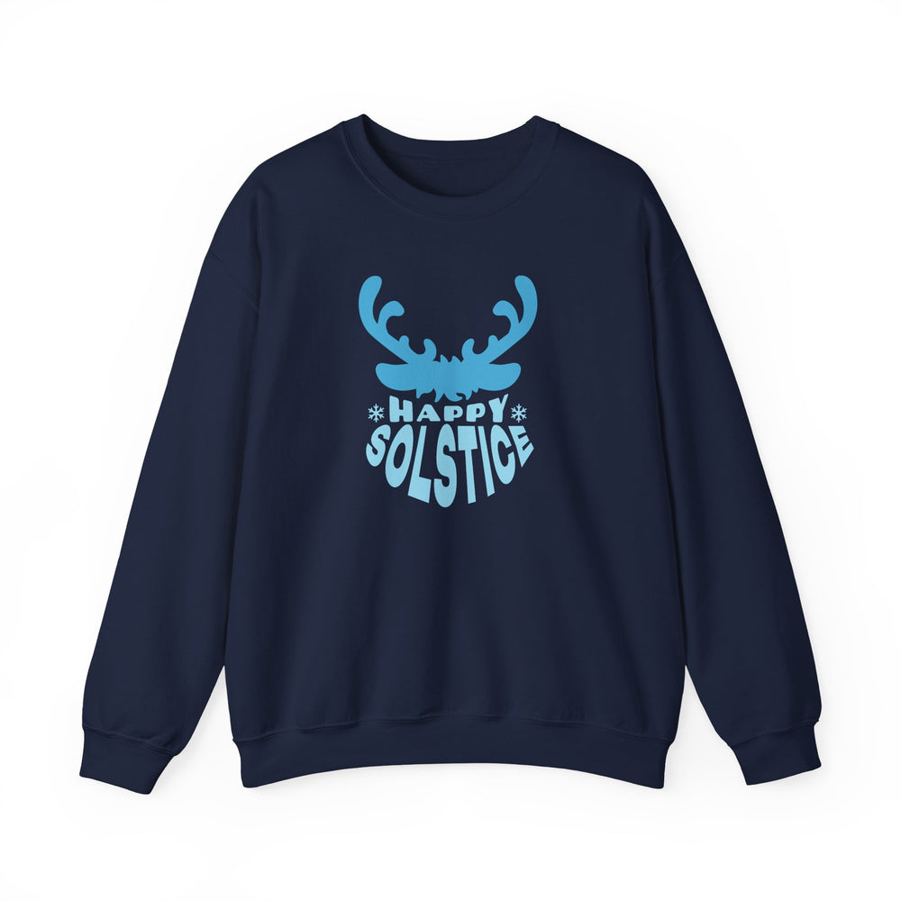 Happy Solstice Crewneck – Antlered Guide Heavy Blend