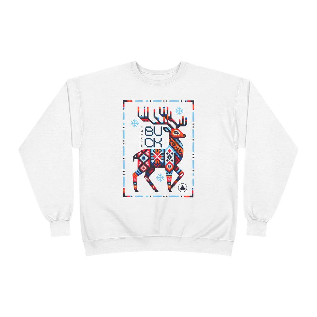 Winter Buck EcoSmart Crewneck – Mythic Fair Isle Elk