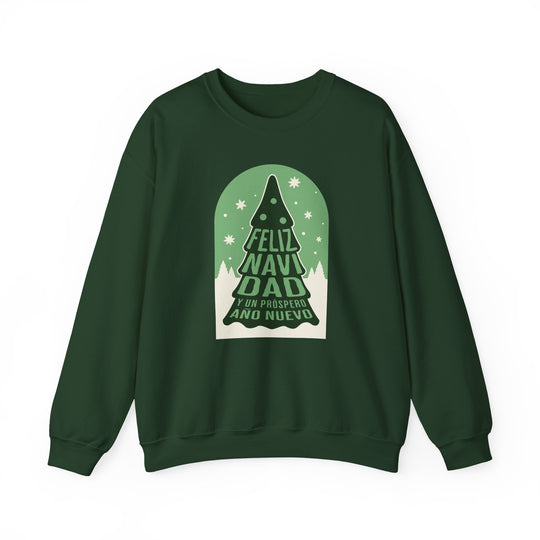 Feliz Navi Dad Crewneck – Olympic Evergreen Heavy Blend