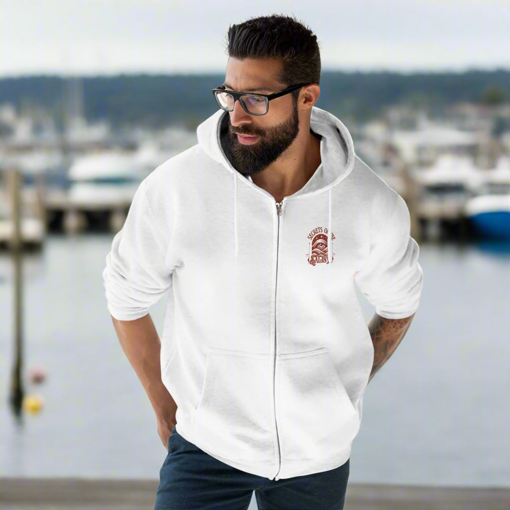 Secrets of the Salish Hoodie – All-Seeing Eye Zip-Up