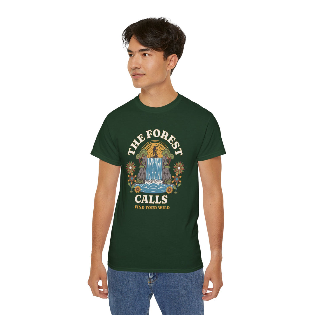 "The Forest Calls" Ultra Cotton Tee - Find Your Wild