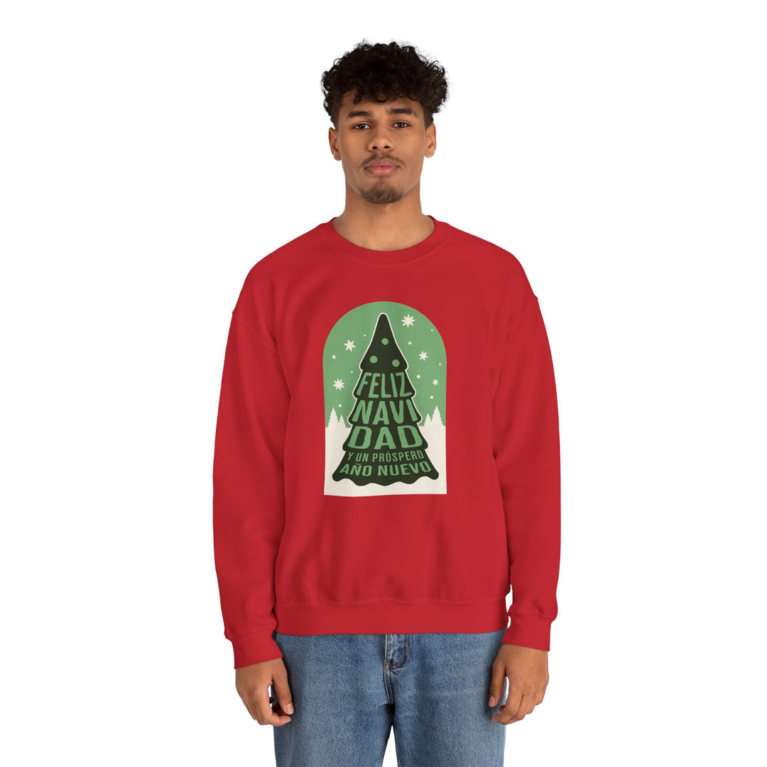 Feliz Navi Dad Crewneck – Olympic Evergreen Heavy Blend
