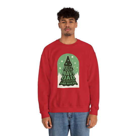Feliz Navi Dad Crewneck – Olympic Evergreen Heavy Blend