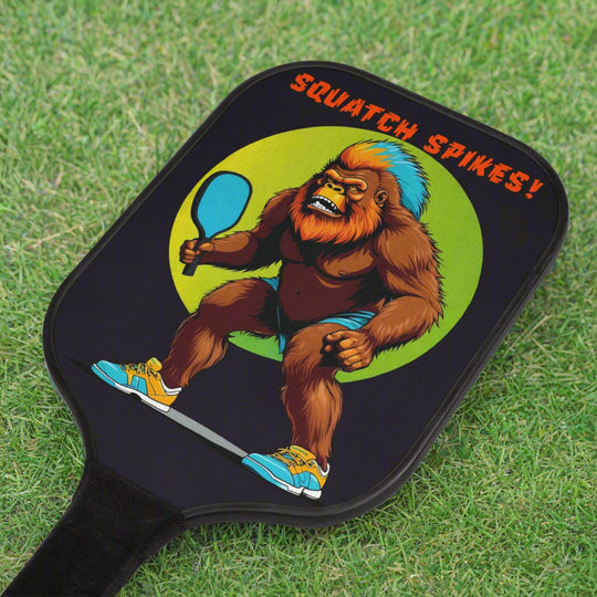 Squatch Spikes Pickleball Kit – ‘80s-Inspired Design (100% Wood Paddles)