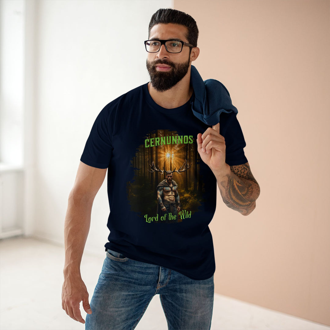 Cernunnos Lord of the Wild Tee – Horned God Cotton