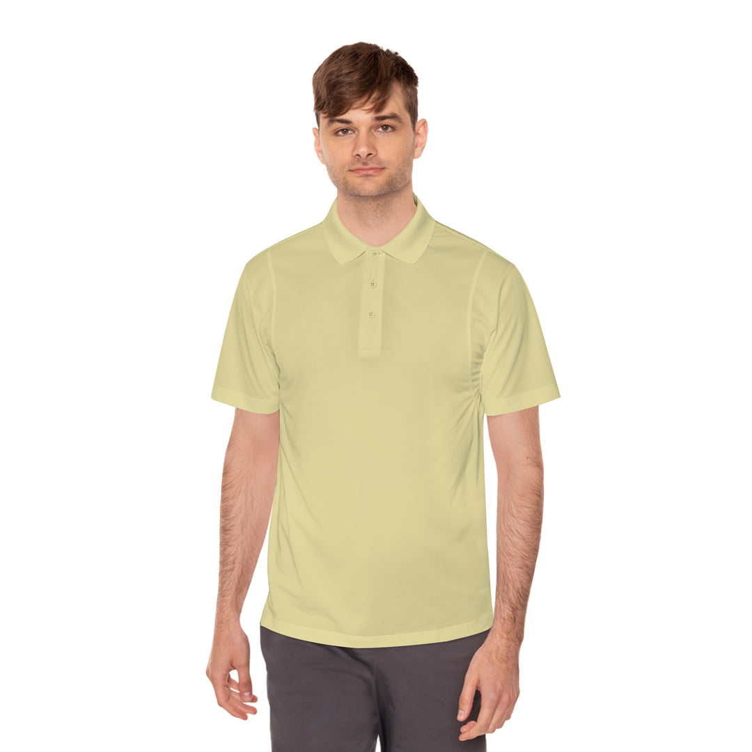 Retro Adventure Polo – Men’s Sport Shirt (Moisture-Wicking, 100% Polyester)