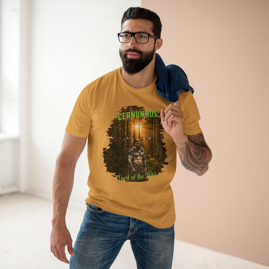 Cernunnos Lord of the Wild Tee – Horned God Cotton
