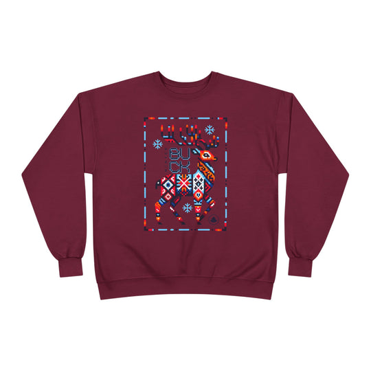 Winter Buck EcoSmart Crewneck – Mythic Fair Isle Elk