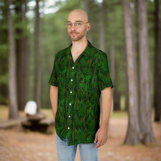 Fern Flow Hawaiian Shirt – Olympic Forest Print