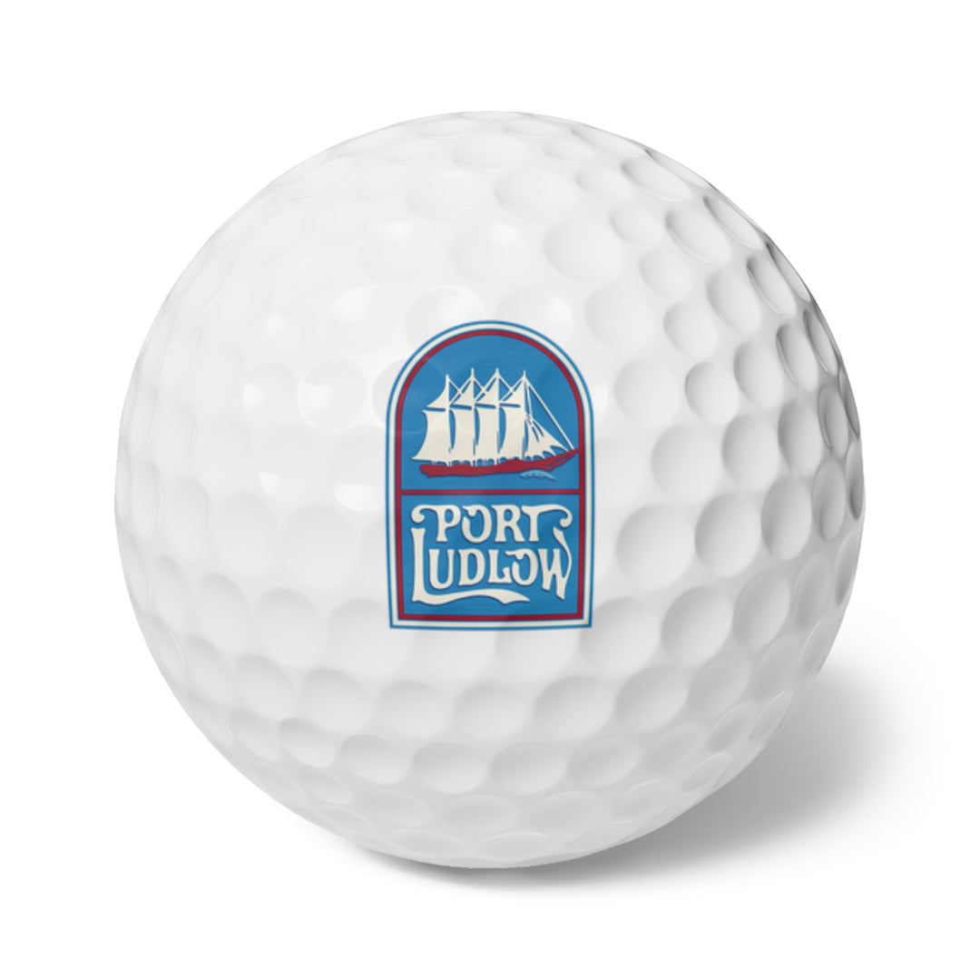 Port Ludlow Golf Balls – Retro Design (6-Pack)