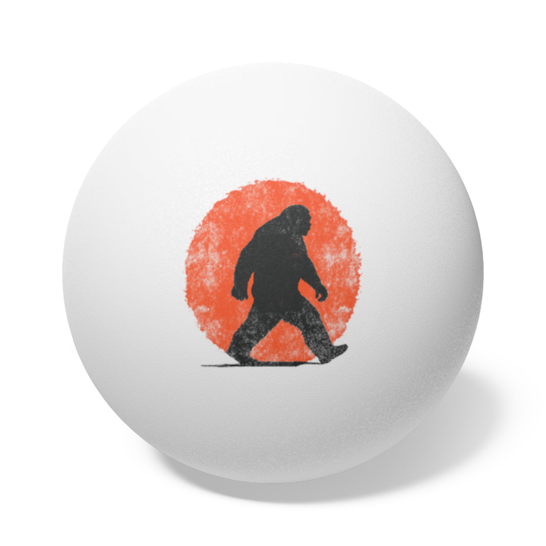 Bigfoot Bouncers Ping Pong Balls – Vibrant Design (6-Pack)