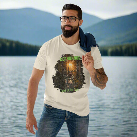 Cernunnos Lord of the Wild Tee – Horned God Cotton