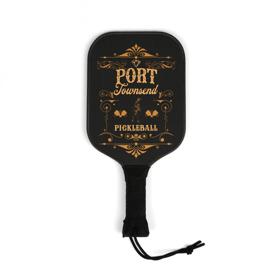 Port Townsend Pickleball Kit – Victorian-Inspired Set (100% Wood Paddles)