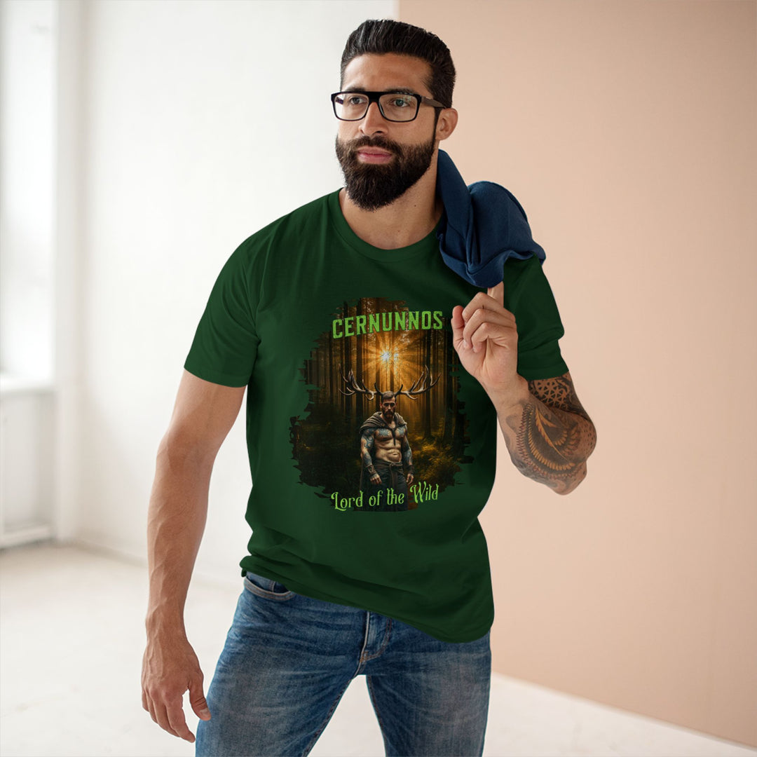 Cernunnos Lord of the Wild Tee – Horned God Cotton