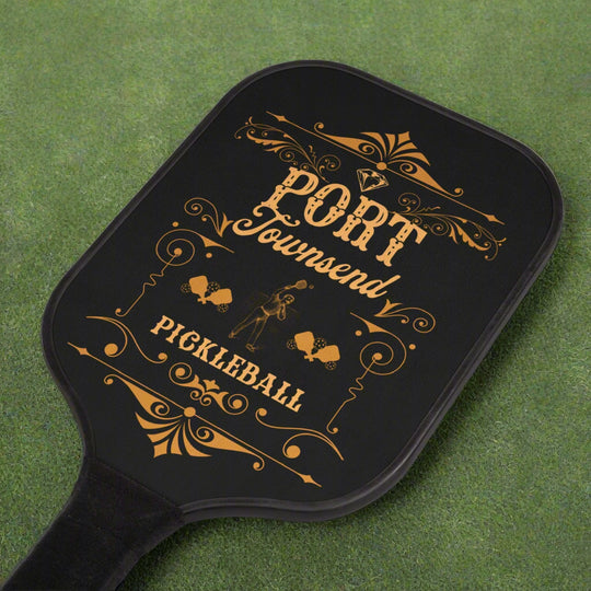 Port Townsend Pickleball Kit – Victorian-Inspired Set (100% Wood Paddles)