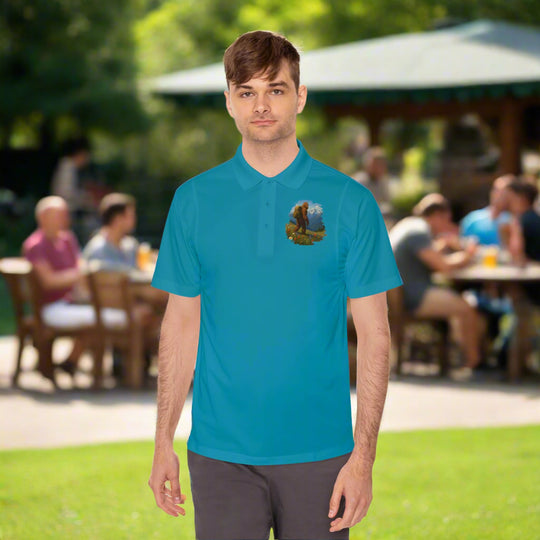 Sasquatch "Huming" Polo - Alpine Adventure Humor