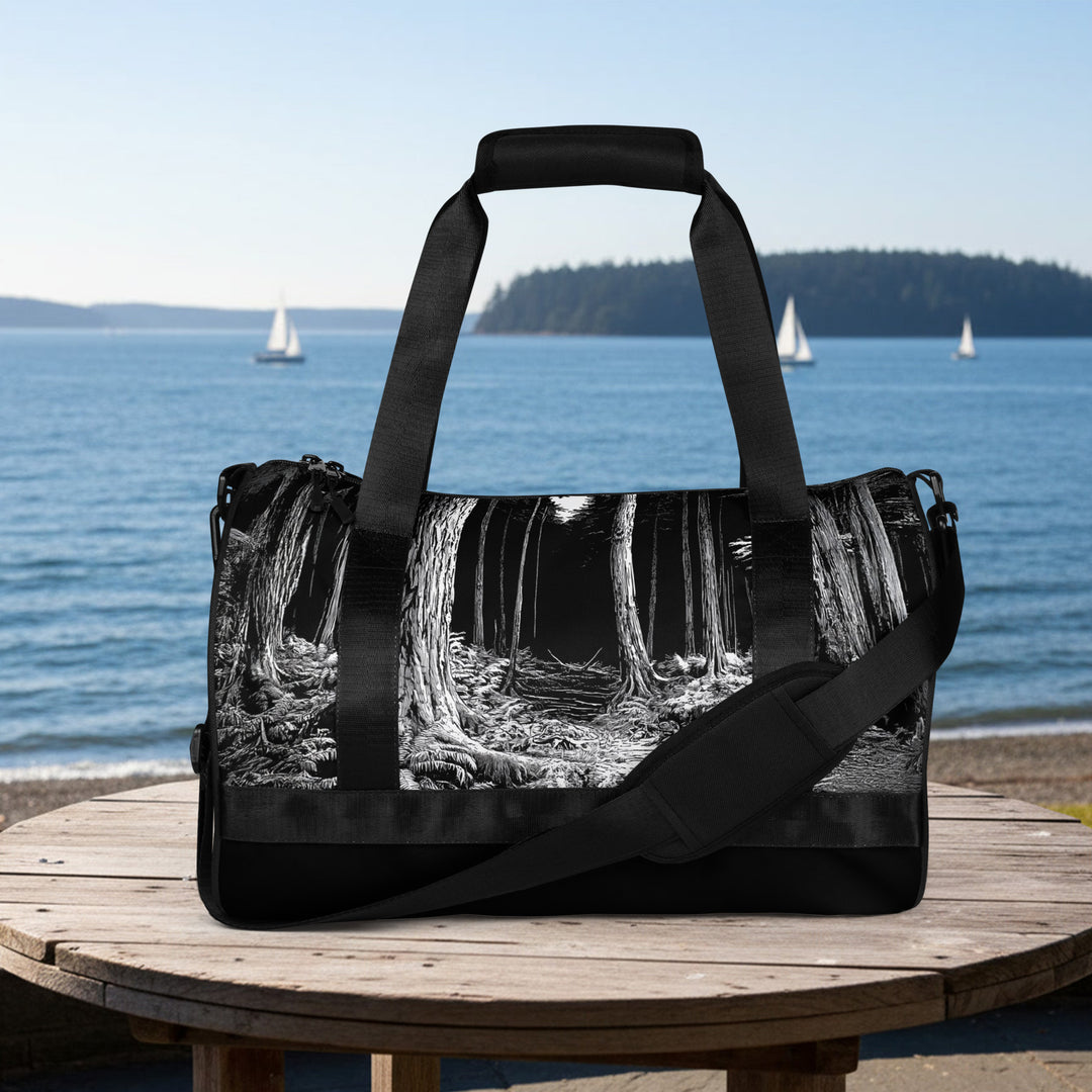 Forest Sketchbook Gym Bag – Rugged Adventure Fitness Tote