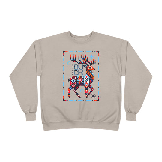 Winter Buck EcoSmart Crewneck – Mythic Fair Isle Elk