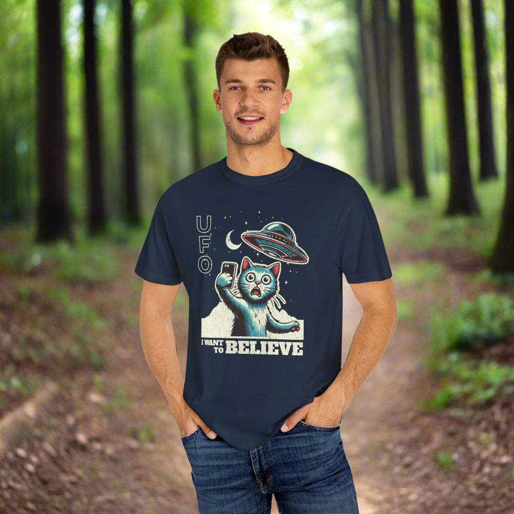 Feline Witness Tee – I Want To Believe