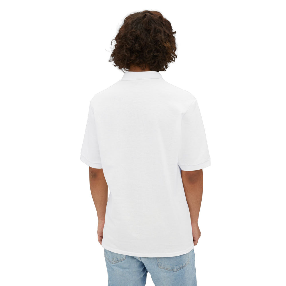Double Exposure Stag Polo – Men’s Piqué Shirt (100% Cotton)