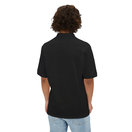 Sunset Stag Piqué Polo – Olympic Wilderness Design