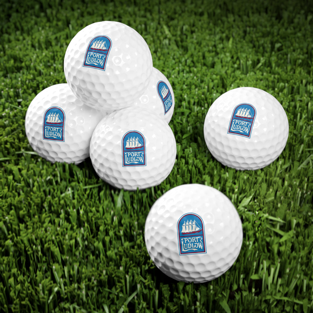 Port Ludlow Golf Balls – Retro Design (6-Pack)