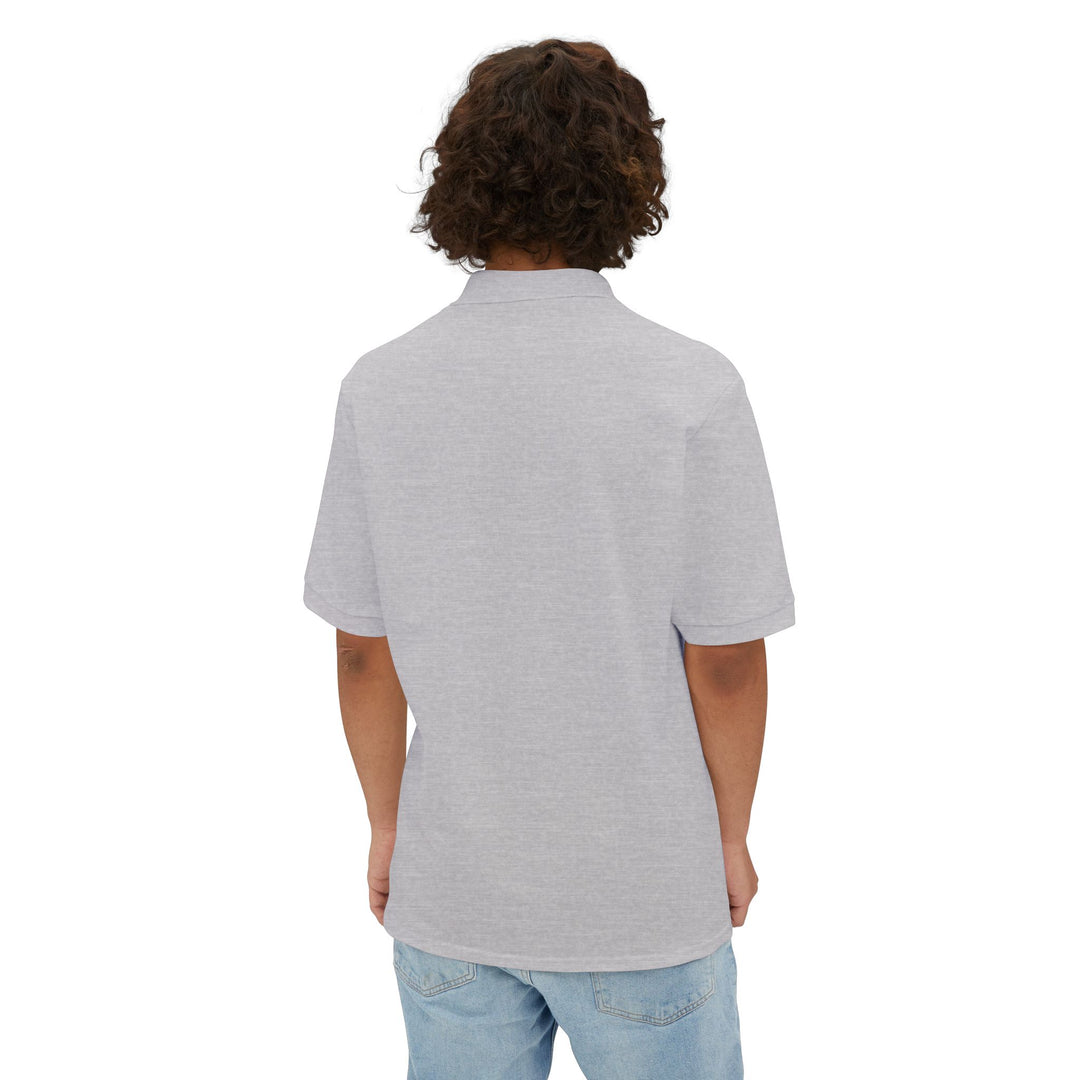 Sacred Geometry Piqué Polo – Premium Cotton Comfort