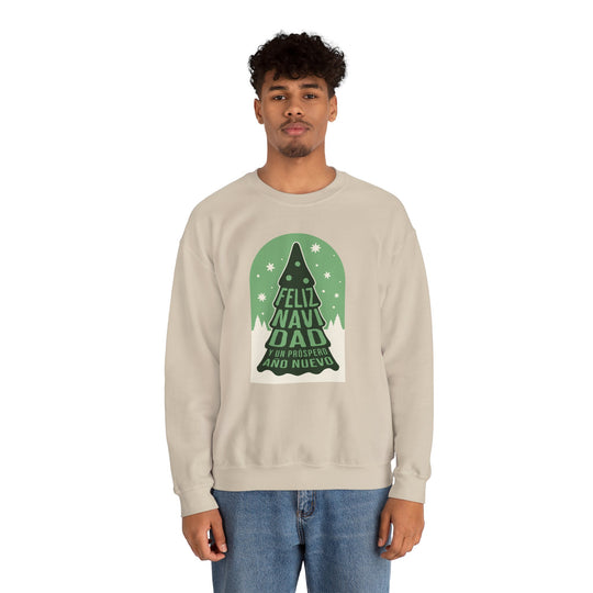 Feliz Navi Dad Crewneck – Olympic Evergreen Heavy Blend