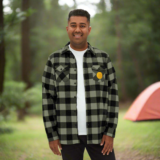 Bigfoot Flannel – Believe Emblem Shirt