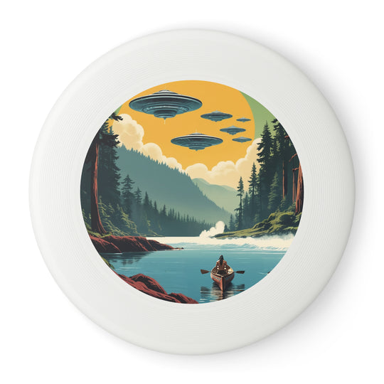 OG Flying Saucer Sighting Frisbee  – ‘50s-Inspired Design (Durable Plastic)