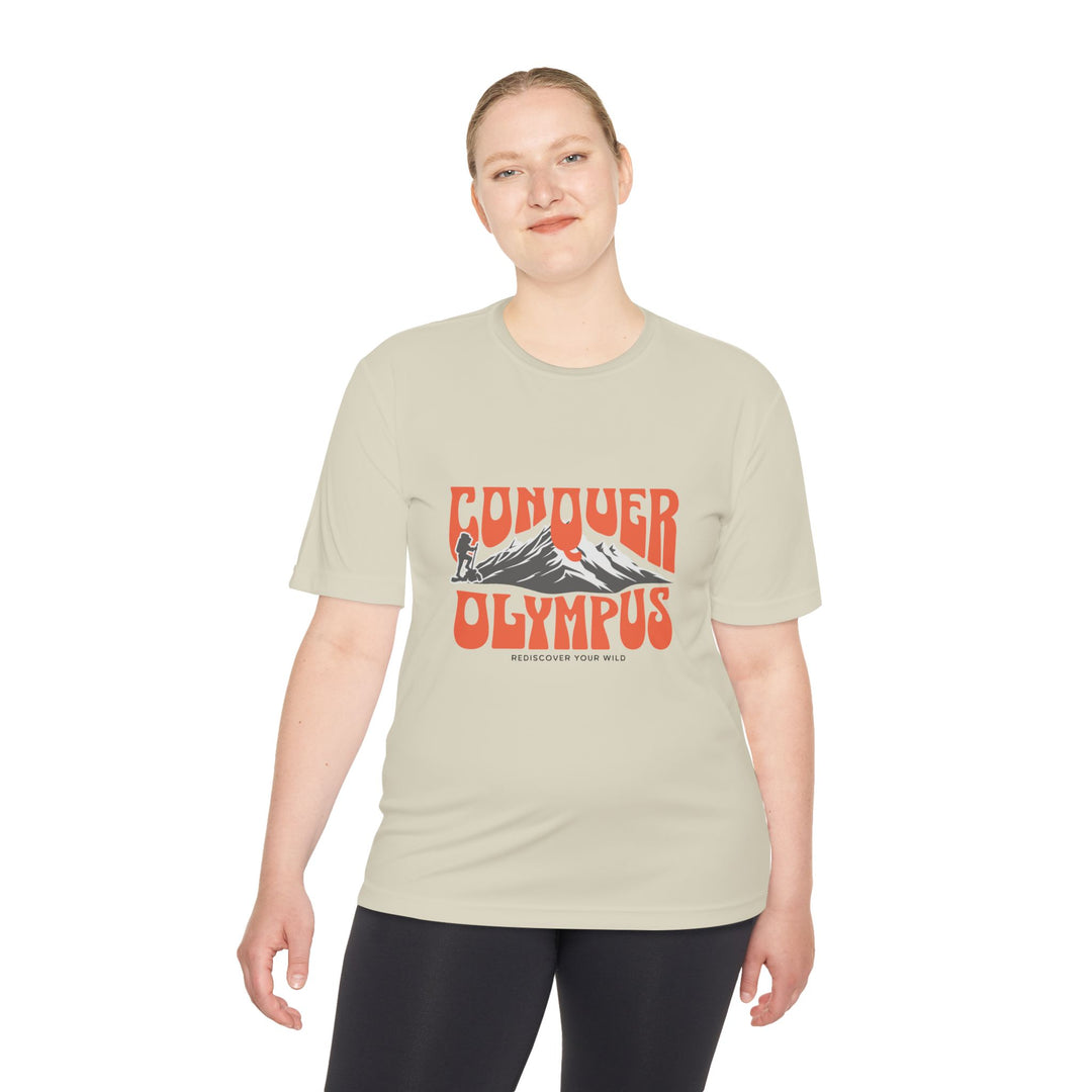 Conquer Olympus Tee – Moisture-Wicking Performance Tee