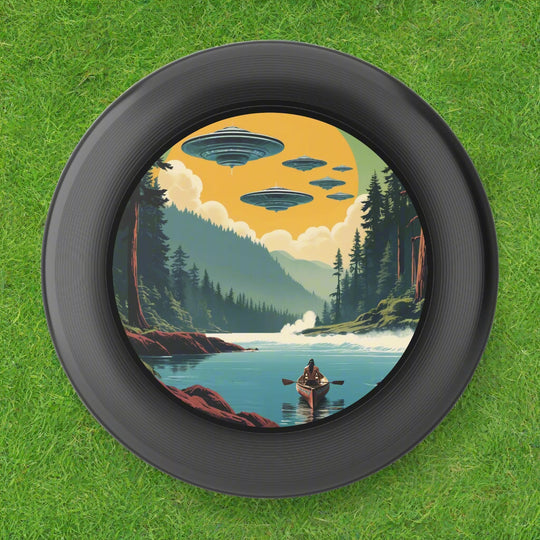 OG Flying Saucer Sighting Frisbee  – ‘50s-Inspired Design (Durable Plastic)