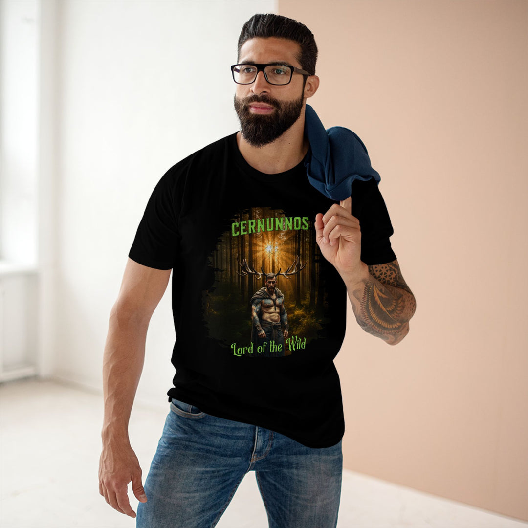 Cernunnos Lord of the Wild Tee – Horned God Cotton