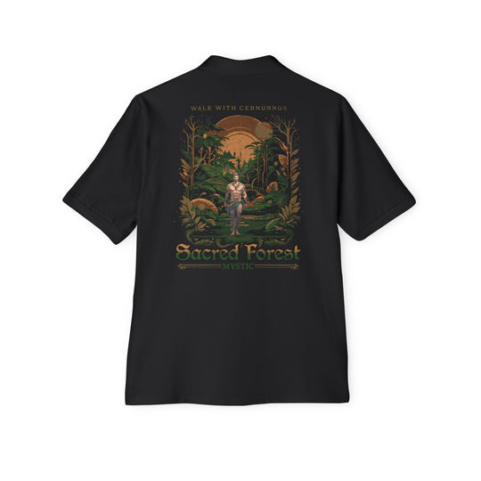 Cernunnos Sacred Forest Piqué Polo – Classic Cotton