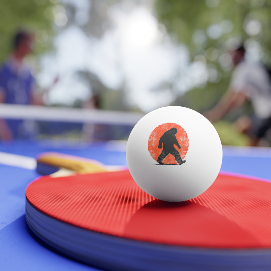 Bigfoot Bouncers Ping Pong Balls – Vibrant Design (6-Pack)