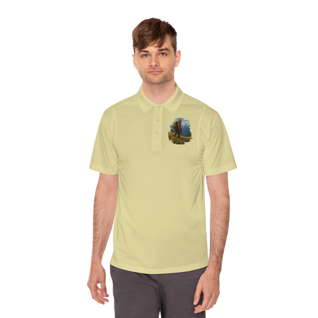 Sasquatch "Huming" Polo - Alpine Adventure Humor