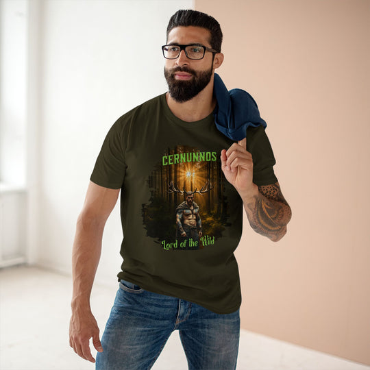 Cernunnos Lord of the Wild Tee – Horned God Cotton