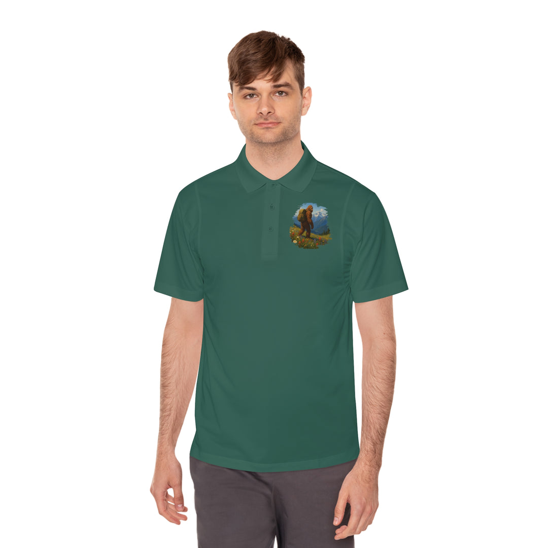 Sasquatch "Huming" Polo - Alpine Adventure Humor