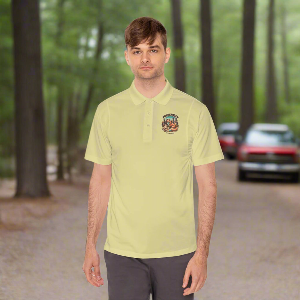 Fraternity of the Wild Polo – Fox Campground Design (Men’s Sport Shirt)