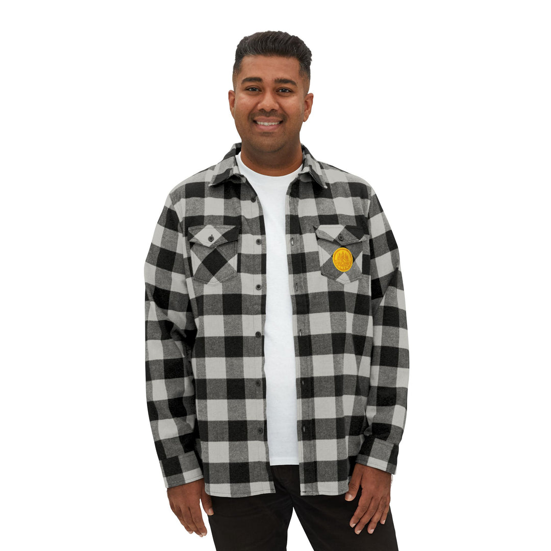 Bigfoot Flannel – Believe Emblem Shirt