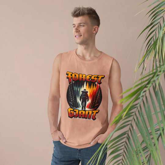 Forest Giant Retro Synthwave Tank – Bigfoot Adventure Tee (100% Cotton)