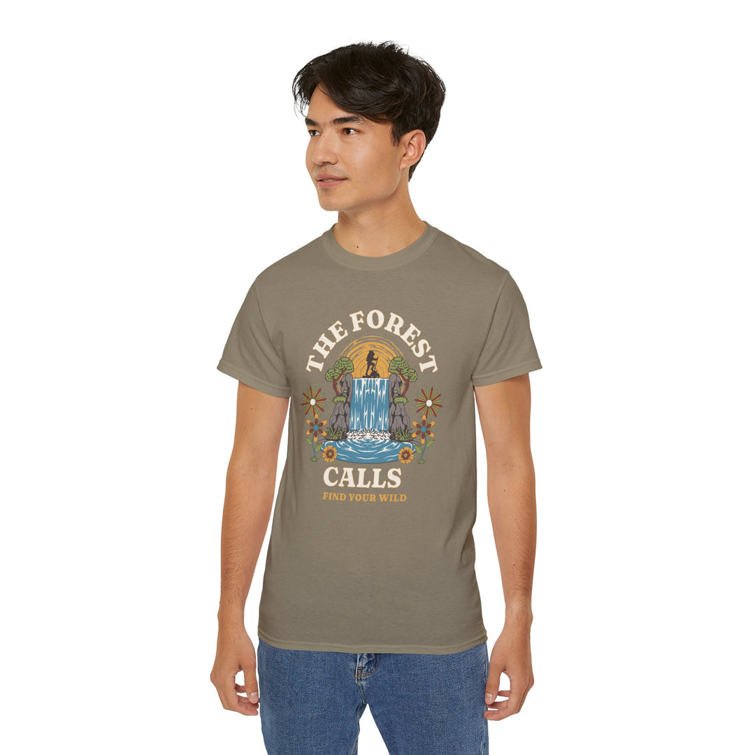 "The Forest Calls" Ultra Cotton Tee - Find Your Wild