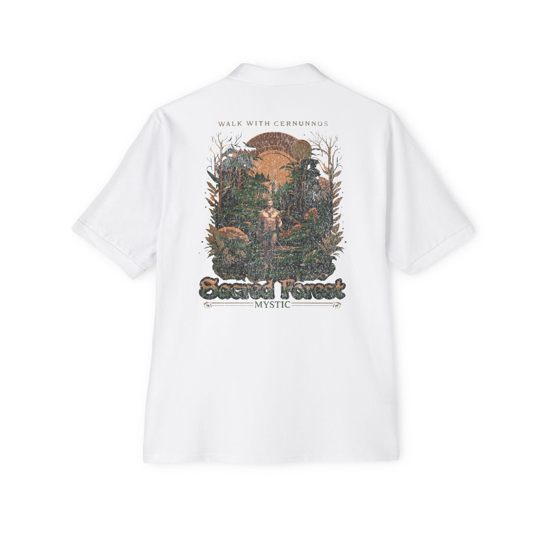 Cernunnos Sacred Forest Piqué Polo – Classic Cotton
