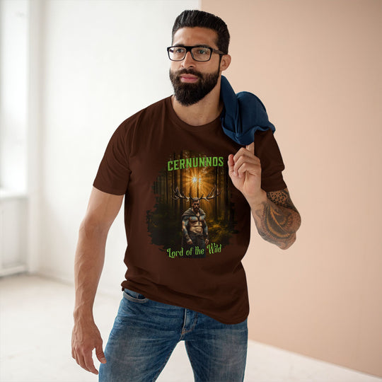 Cernunnos Lord of the Wild Tee – Horned God Cotton